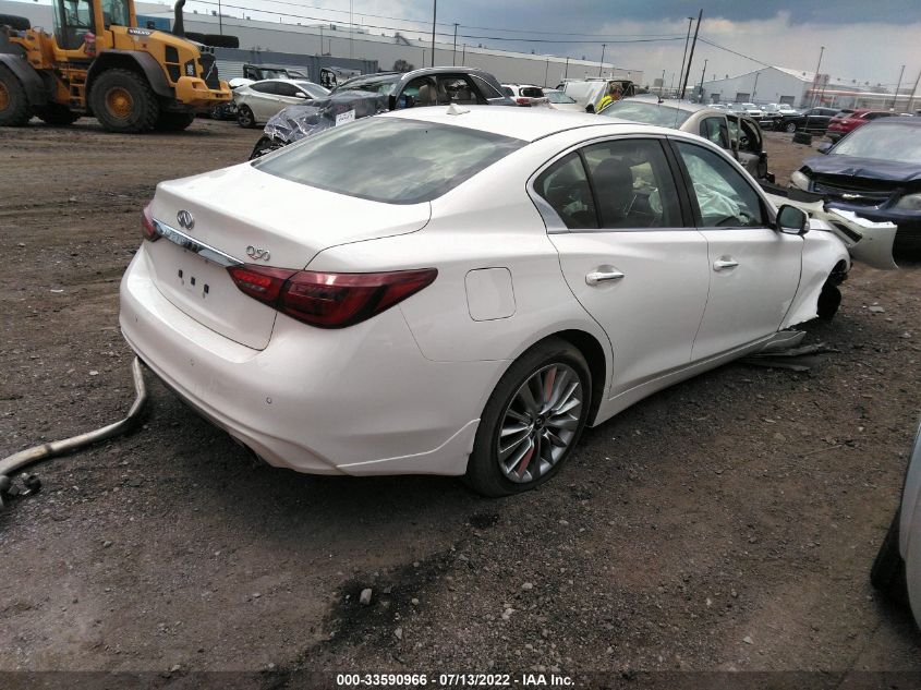 2021 INFINITI Q50 3.0T LUXE VIN: JN1EV7BP1MM702033