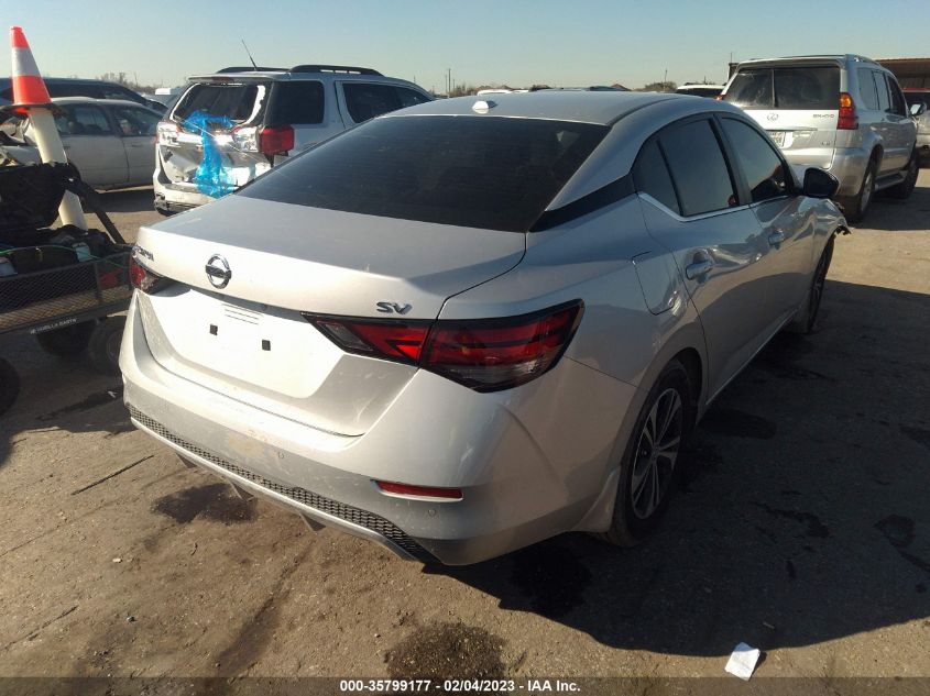 2022 NISSAN SENTRA SV VIN: 3N1AB8CV9NY296611