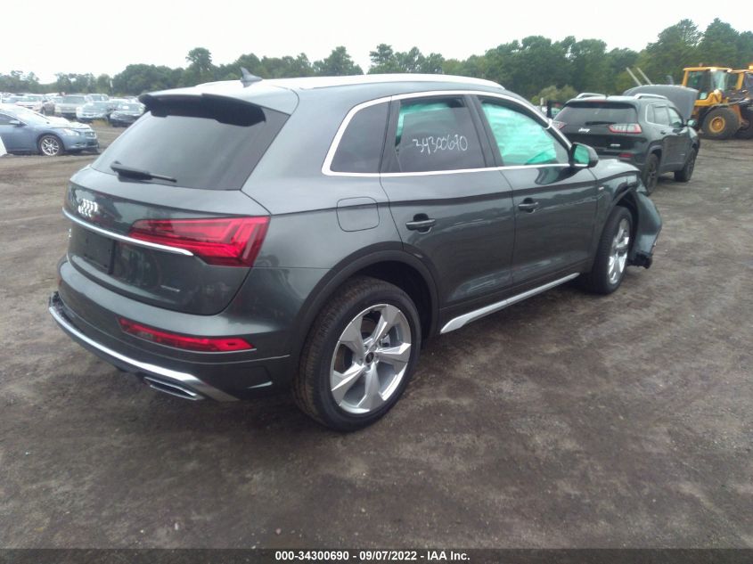2022 AUDI Q5 S LINE PREMIUM PLUS VIN: WA1EAAFY6N2139660