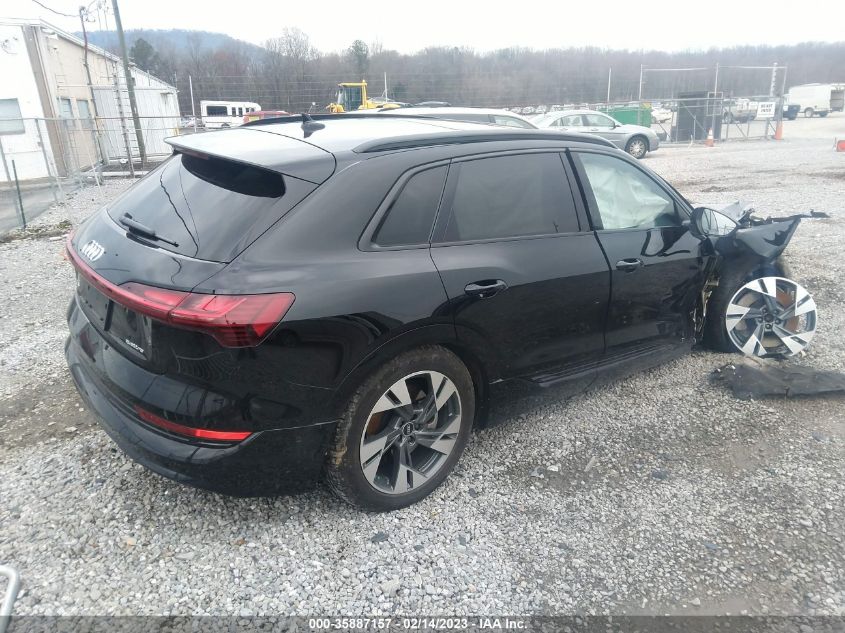 2022 AUDI E-TRON PREMIUM VIN: WA1AAAGE7NB004836