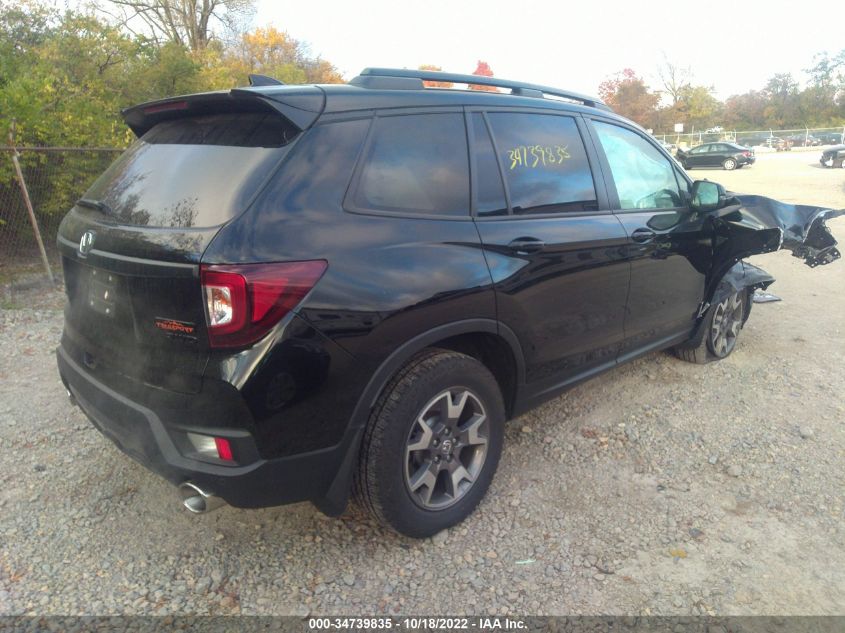 2022 HONDA PASSPORT TRAILSPORT VIN: 5FNYF8H65NB004241