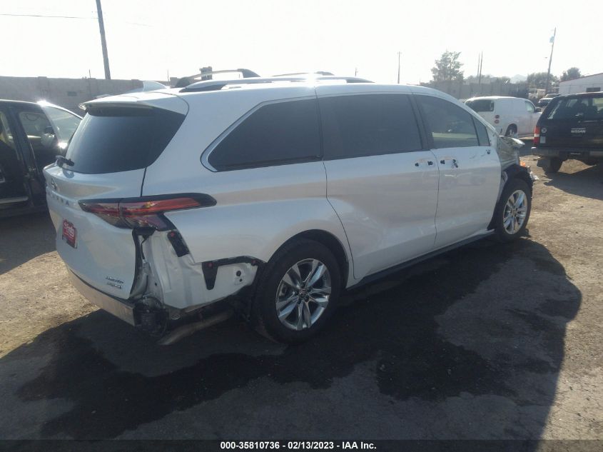 2022 TOYOTA SIENNA LIMITED VIN: 5TDZSKFC1NS064762