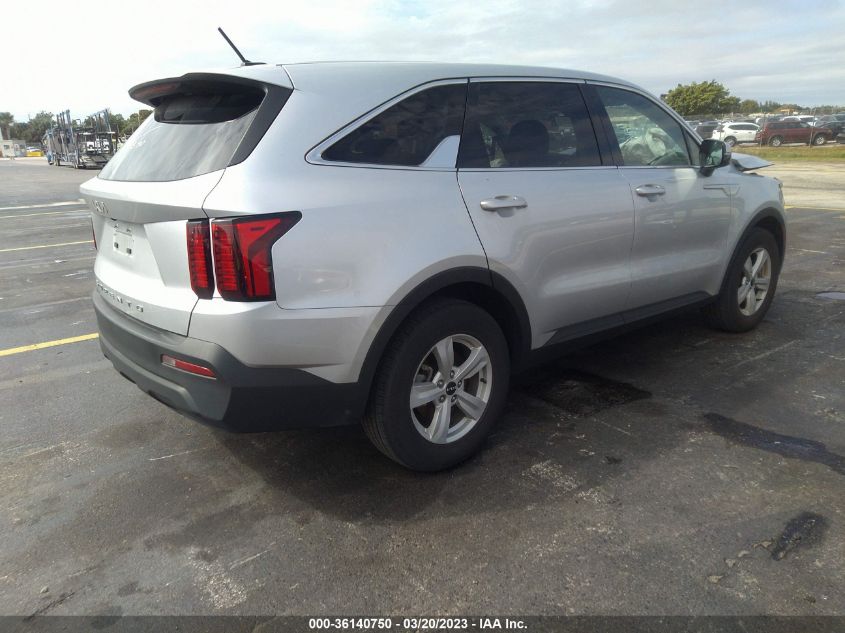 2022 KIA SORENTO LX VIN: 5XYRG4LC2NG076501
