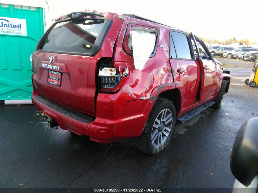 2022 TOYOTA 4RUNNER TRD SPORT VIN: JTESU5JR9N5985136