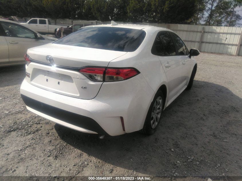 2022 TOYOTA COROLLA LE VIN: 5YFEPMAE7NP335708