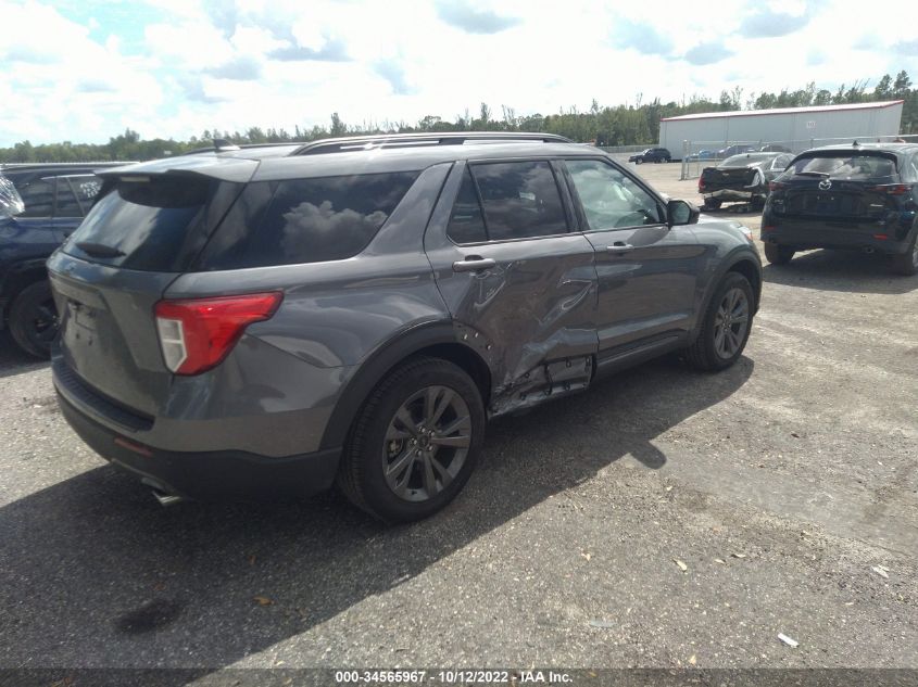 2022 FORD EXPLORER XLT VIN: 1FMSK7DH9NGA71543