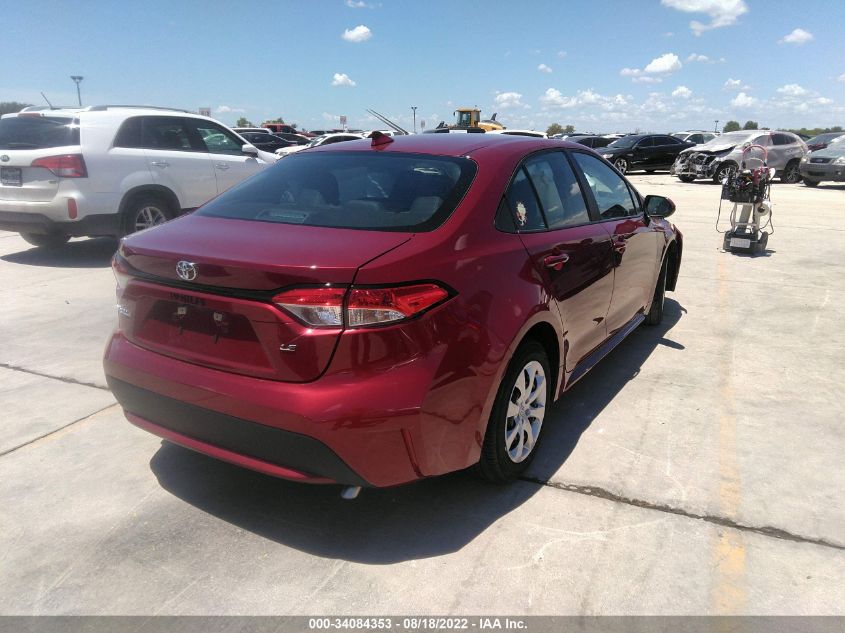 2022 TOYOTA COROLLA LE VIN: 5YFEPMAEXNP324041