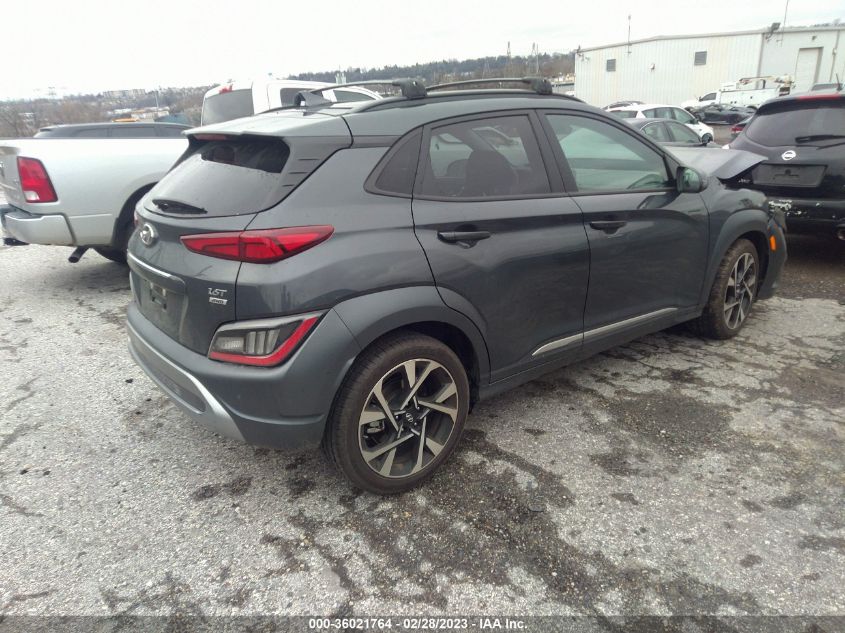 2022 HYUNDAI KONA LIMITED VIN: KM8K5CA31NU913897