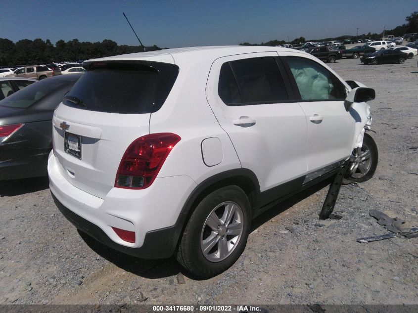 2022 CHEVROLET TRAX LS VIN: KL7CJKSM1NB543405
