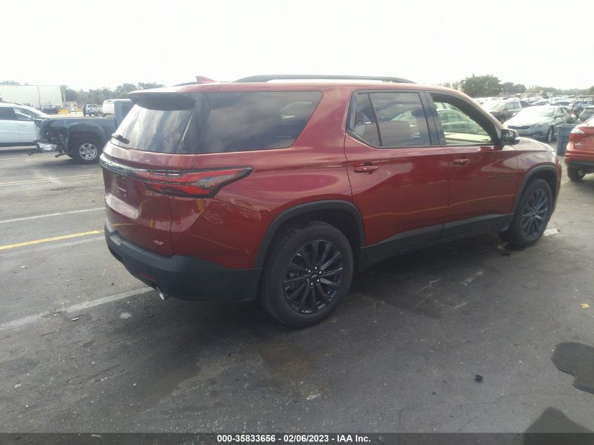 2022 CHEVROLET TRAVERSE RS VIN: 1GNERJKWXNJ158051