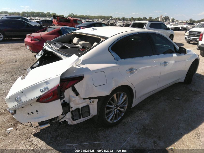 2022 INFINITI Q50 LUXE VIN: JN1EV7BP5NM312134