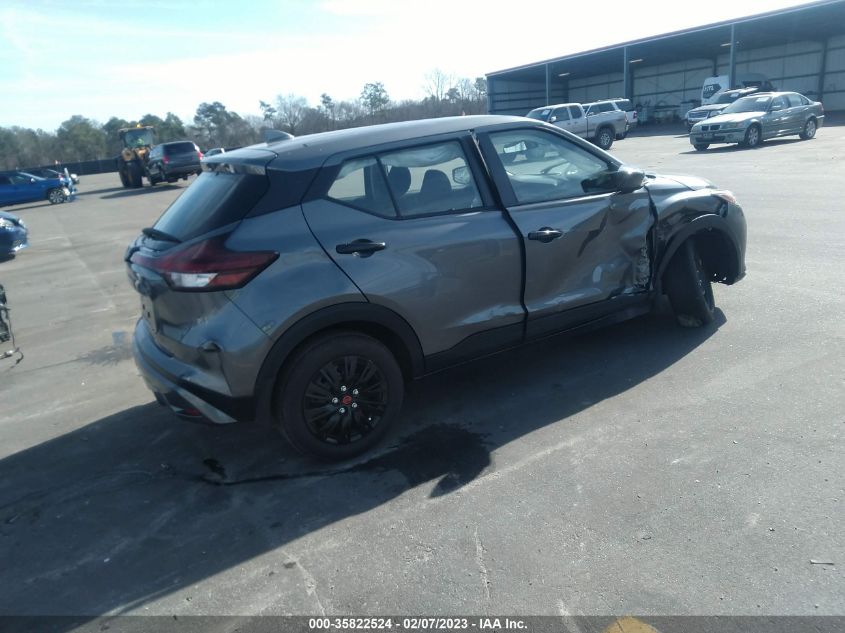2022 NISSAN KICKS S VIN: 3N1CP5BV2NL476892