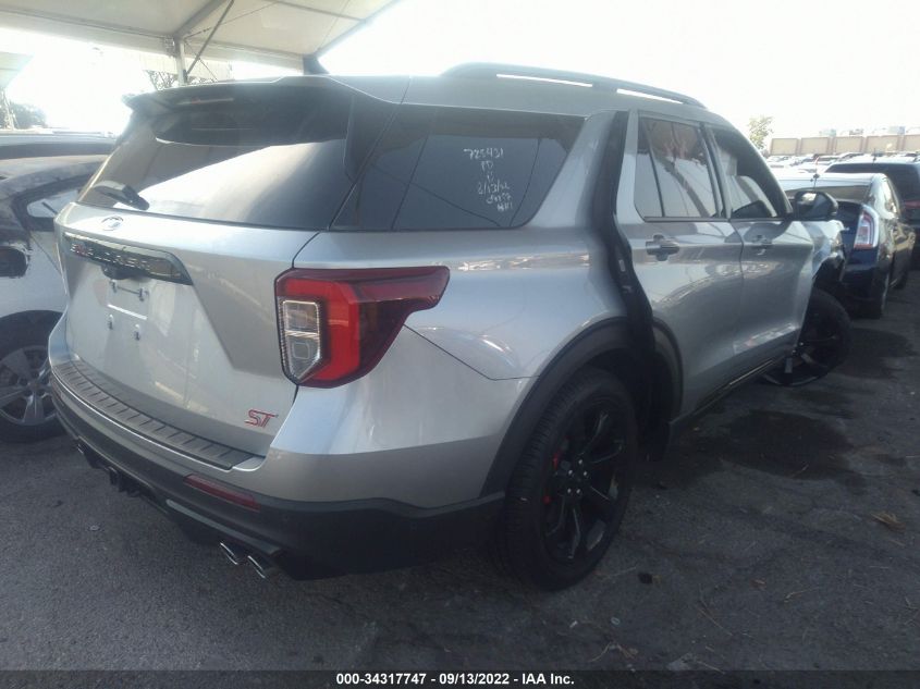 2022 FORD EXPLORER ST VIN: 1FM5K8GC5NGA39854