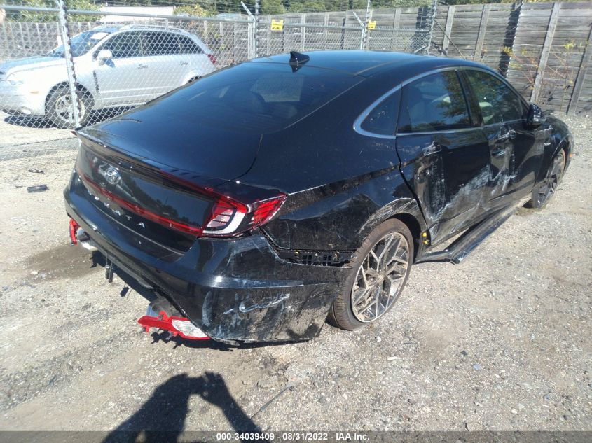 2022 HYUNDAI SONATA N LINE VIN: KMHL14JC5NA217986