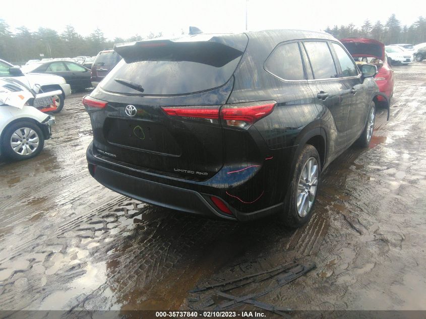 2022 TOYOTA HIGHLANDER LIMITED VIN: 5TDDZRBH1NS214062