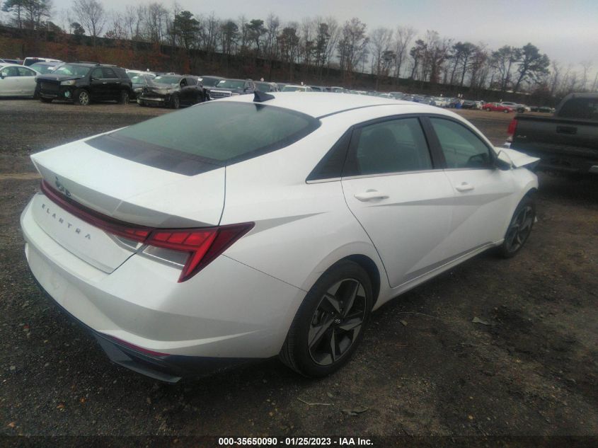 2022 HYUNDAI ELANTRA SEL VIN: 5NPLN4AG9NH075565
