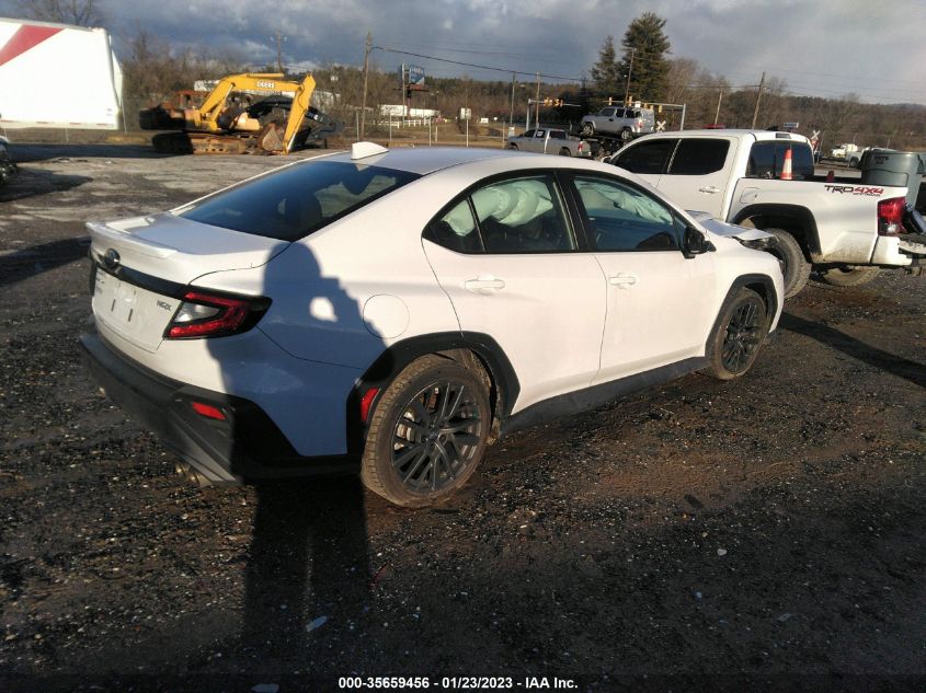 2022 SUBARU WRX PREMIUM VIN: JF1VBAF62N9012807