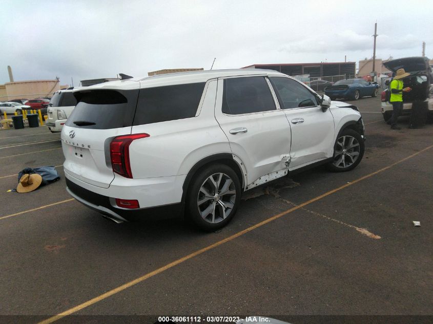 2022 HYUNDAI PALISADE SEL VIN: KM8R44HE3NU360362