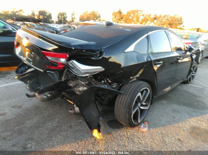 2022 HONDA ACCORD SEDAN SPORT VIN: 1HGCV1F31NA012294