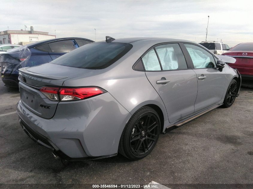 2022 TOYOTA COROLLA SE/SE NIGHTSHADE/APEX SE VIN: 5YFS4MCE5NP119381