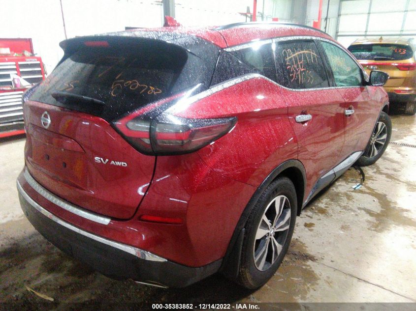 2020 NISSAN MURANO SV VIN: 5N1AZ2BS6LN125589