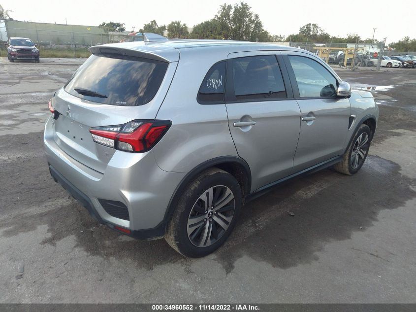 2022 MITSUBISHI OUTLANDER SPORT ES/LE/SE VIN: JA4ARUAU5NU008348
