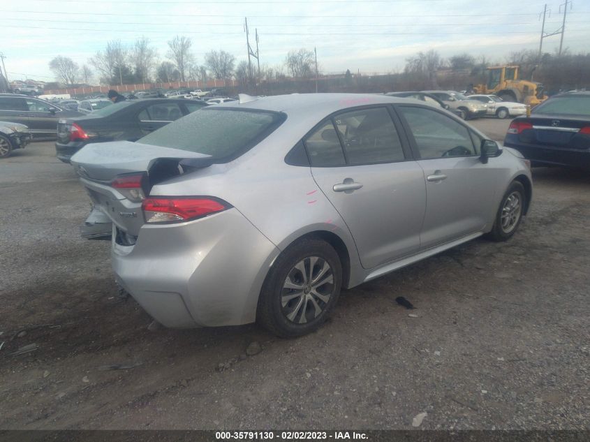 2022 TOYOTA COROLLA HYBRID LE VIN: JTDEAMDE5N3008472