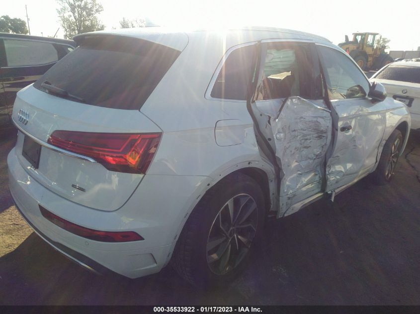 2021 AUDI Q5 PREMIUM VIN: WA1AAAFYXM2032155