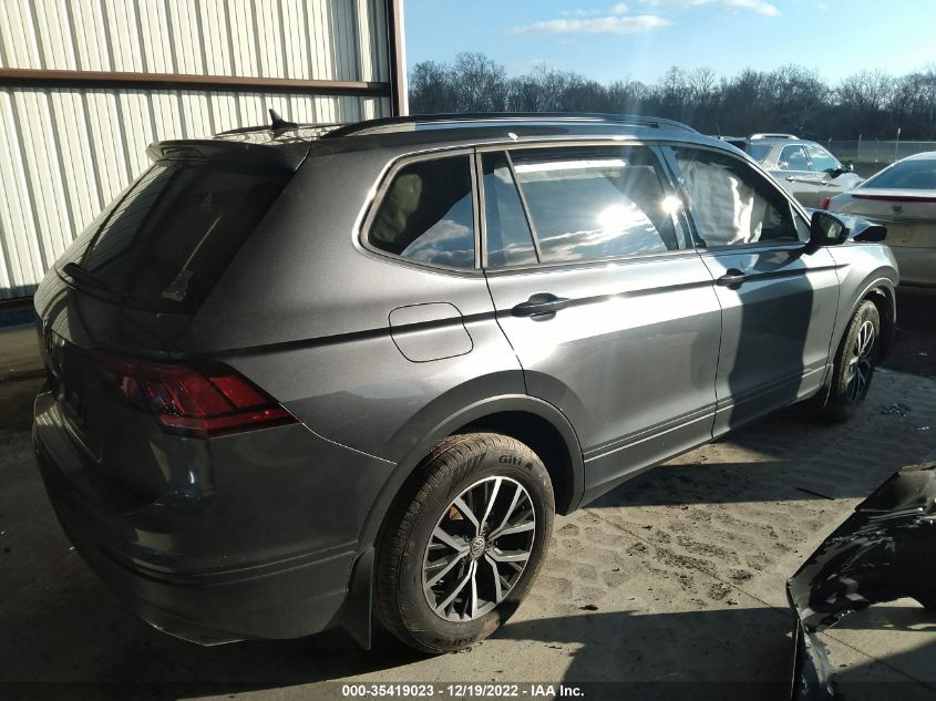 2021 VOLKSWAGEN TIGUAN S VIN: 3VV1B7AX6MM085627