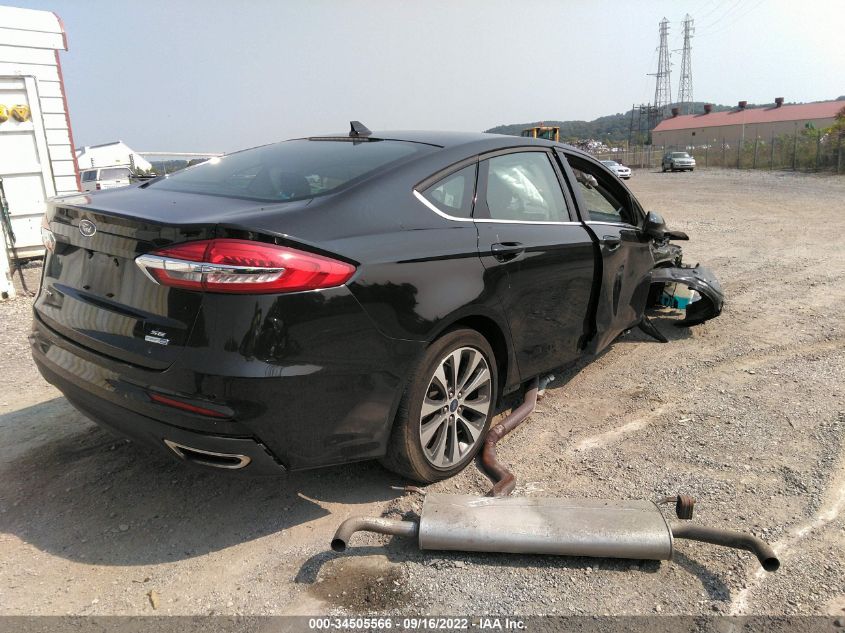 2020 FORD FUSION SE VIN: 3FA6P0T90LR123808