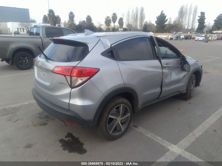 2022 HONDA HR-V EX VIN: 3CZRU6H57NM708274
