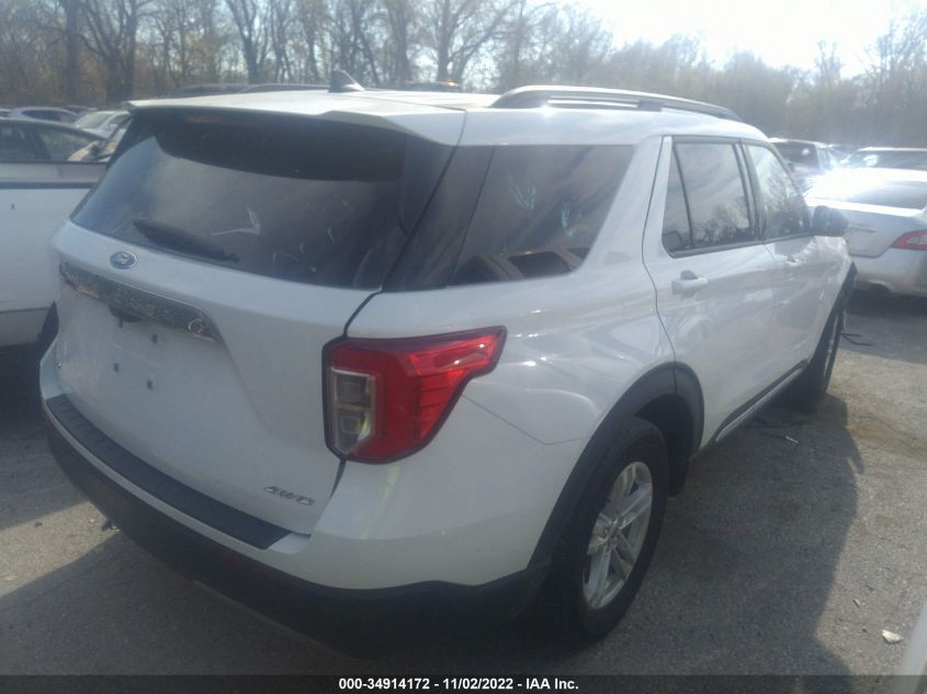2022 FORD EXPLORER XLT VIN: 1FMSK8DH3NGA52038