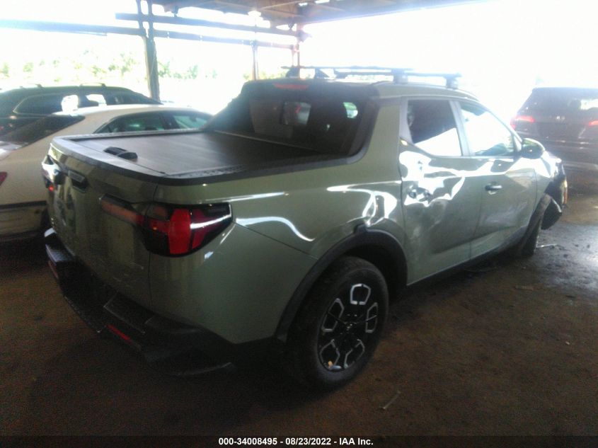2022 HYUNDAI SANTA CRUZ SEL VIN: 5NTJCDAE8NH017377