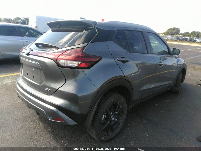 2022 NISSAN KICKS SV VIN: 3N1CP5CV1NL480964