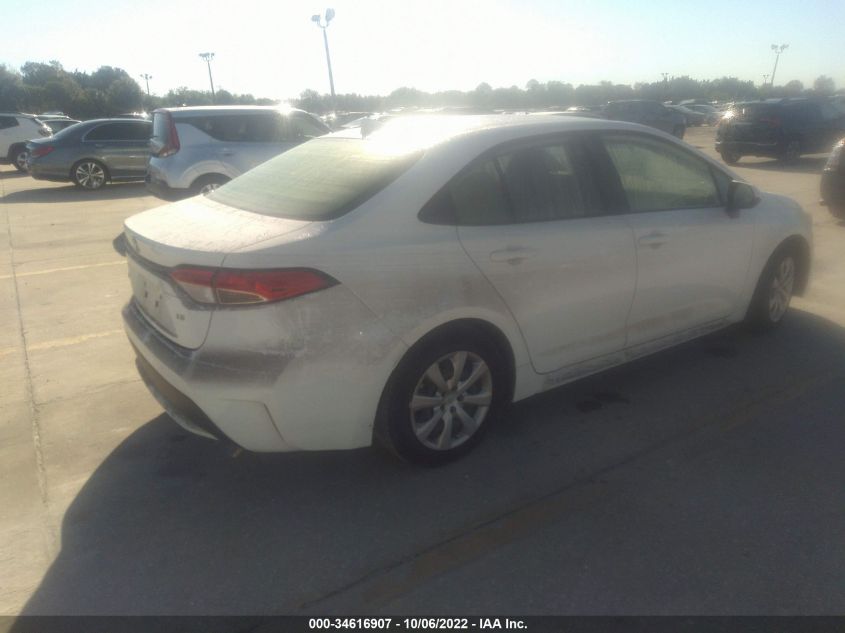 2022 TOYOTA COROLLA LE VIN: JTDEPMAE8N3018304