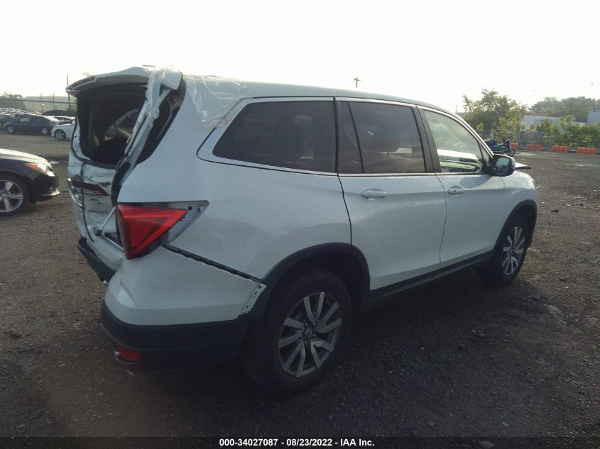 2021 HONDA PILOT EX VIN: 5FNYF6H38MB062806