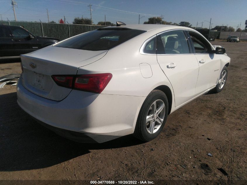 2022 CHEVROLET MALIBU LS VIN: 1G1ZC5ST6NF165910