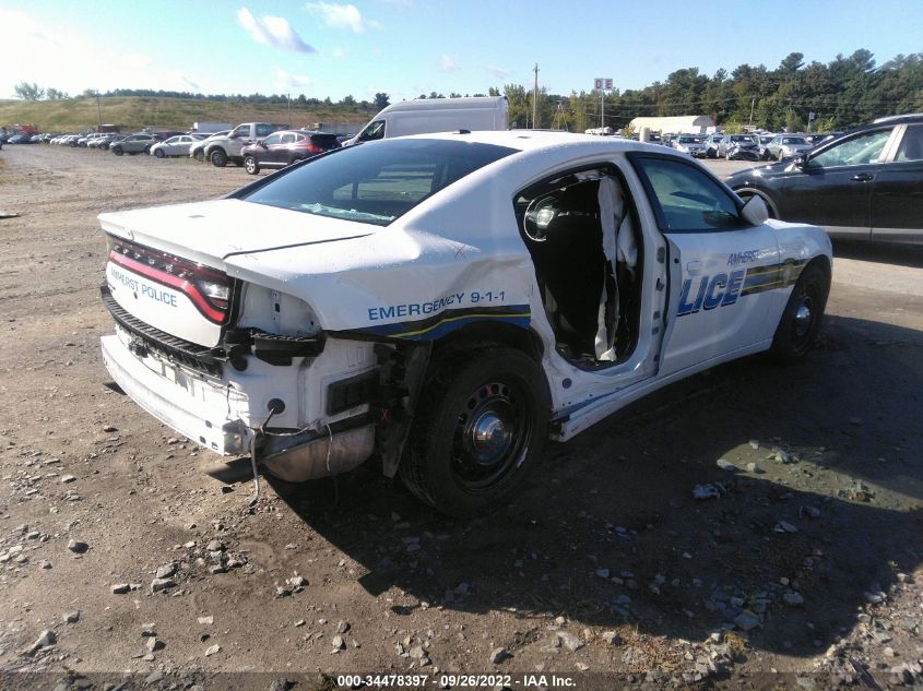 2021 DODGE CHARGER POLICE VIN: 2C3CDXKG5MH613306
