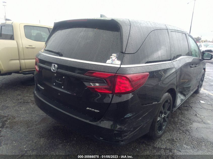 2023 HONDA ODYSSEY SPORT VIN: 5FNRL6H76PB006772