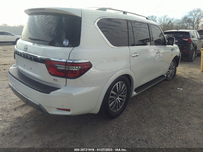 2021 NISSAN ARMADA SL VIN: JN8AY2BAXM9374622