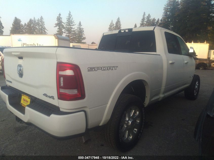 2022 RAM 2500 LARAMIE VIN: 3C6UR5FL0NG319138