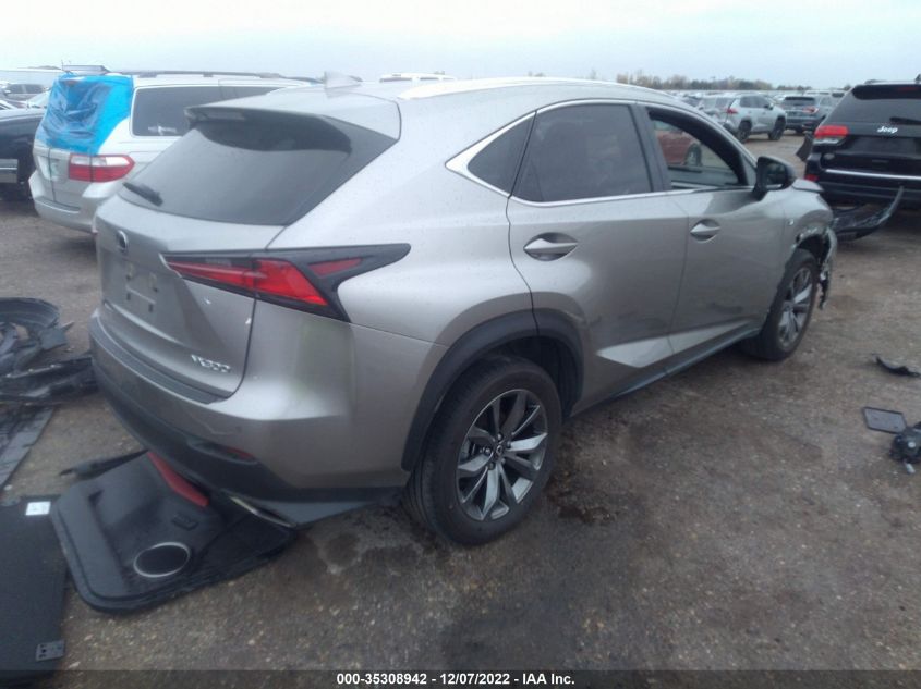 2021 LEXUS NX NX 300 F SPORT VIN: JTJSARBZ6M2198175