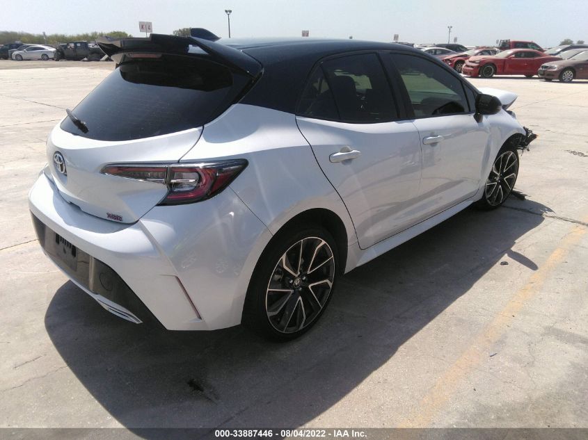 2021 TOYOTA COROLLA HATCHBACK XSE VIN: JTNA4MBE4M3127987