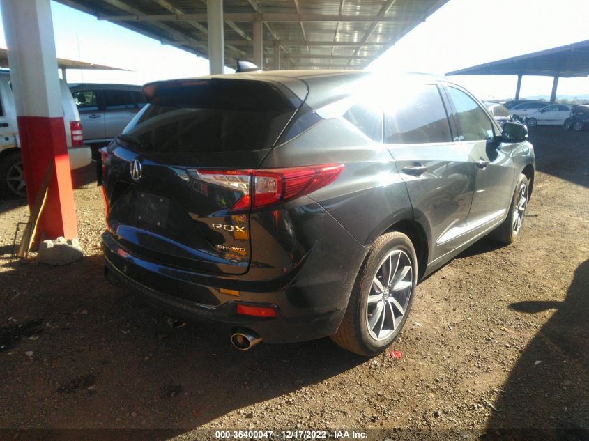 2020 ACURA RDX W/TECHNOLOGY PKG VIN: 5J8TC2H55LL032432