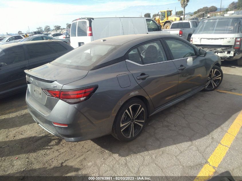 2022 NISSAN SENTRA SR VIN: 3N1AB8DV9NY219297