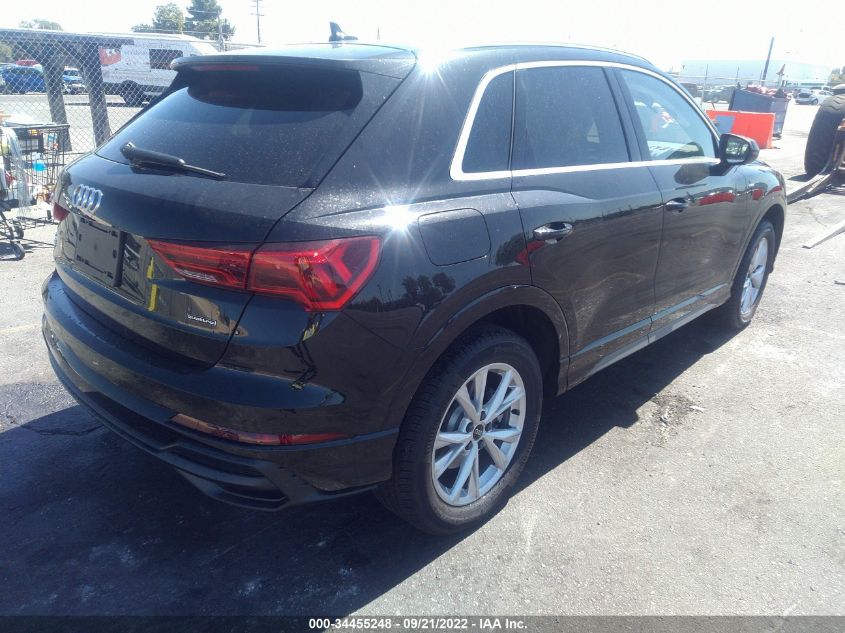 2021 AUDI Q3 S LINE PREMIUM VIN: WA1DECF31M1148805