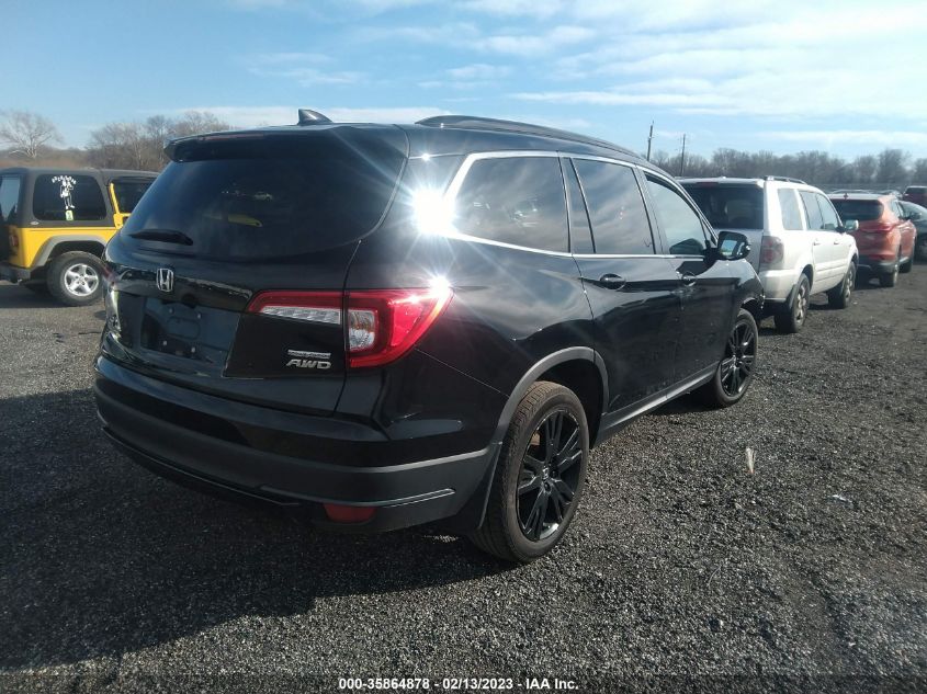 2022 HONDA PILOT SPECIAL EDITION VIN: 5FNYF6H2XNB024633