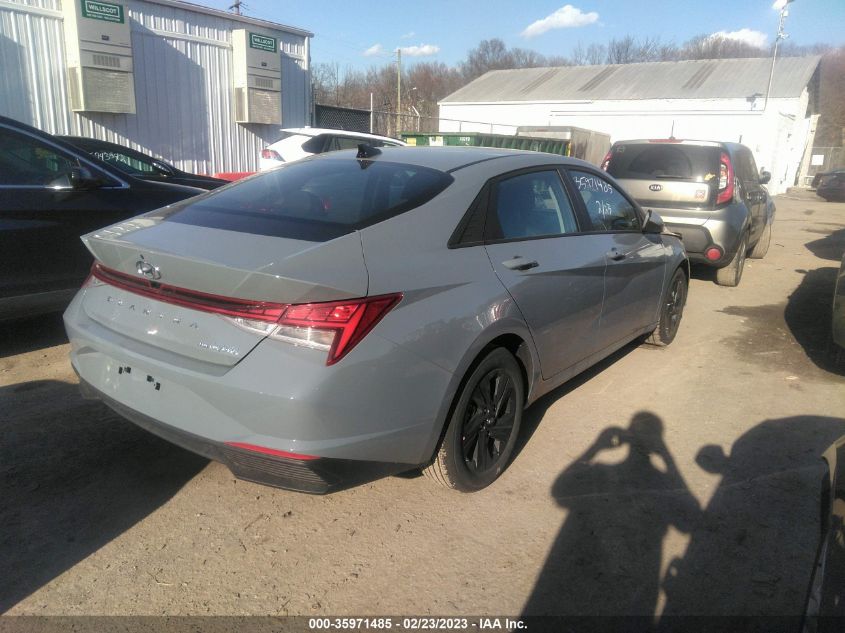 2023 HYUNDAI ELANTRA HYBRID BLUE VIN: KMHLM4AJ1PU044006