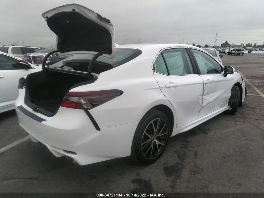 2022 TOYOTA CAMRY SE VIN: 4T1G11AKXNU670135