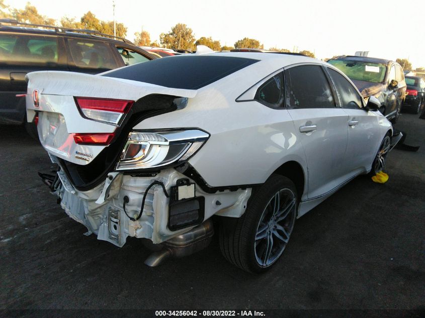 2022 HONDA ACCORD HYBRID TOURING VIN: 1HGCV3F92NA013096